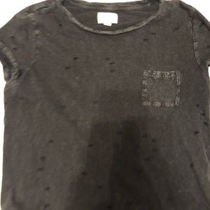 Destroyed cropped top